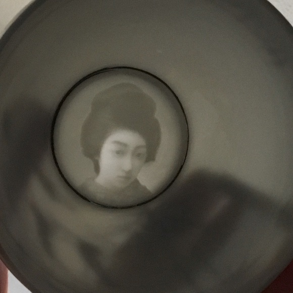 Vintage Kutani Porcelain Lithophane 3 piece set - Picture 10 of 17